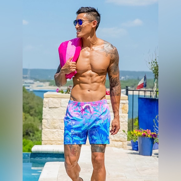 💛Chubbies Men Size Medium The Hydrofoils 7" Swim Trunks Lined - Picture 5 of 5